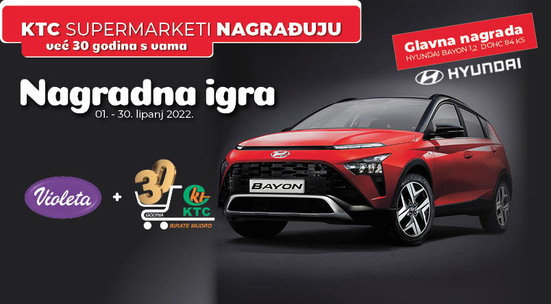 Nagradna igra “Violeta i KTC nagrađuju”
